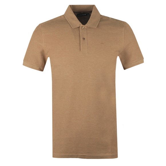 J.Lindeberg Mens Beige Troy Clean Pique Polo Shirt main image