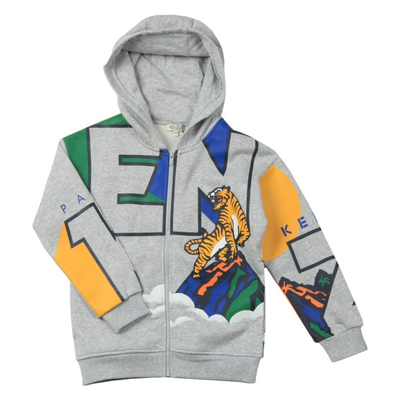 Kenzo Kids Boys Grey Kosi Hoody main image