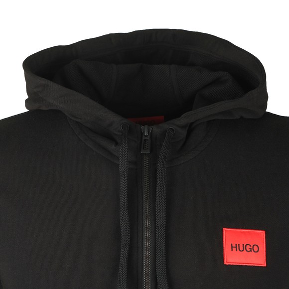 HUGO Mens Black Daple212 Hoody main image