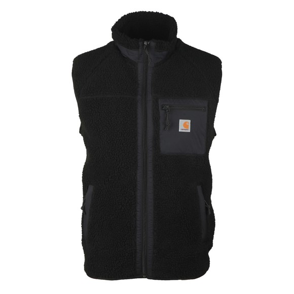 Carhartt WIP Mens Black Prentis Fleece Gilet main image