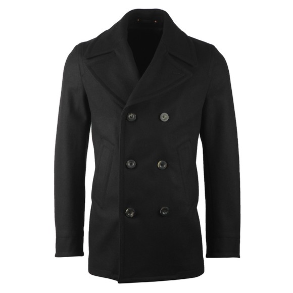 Private White V.C. Mens Black Melton Peacoat main image