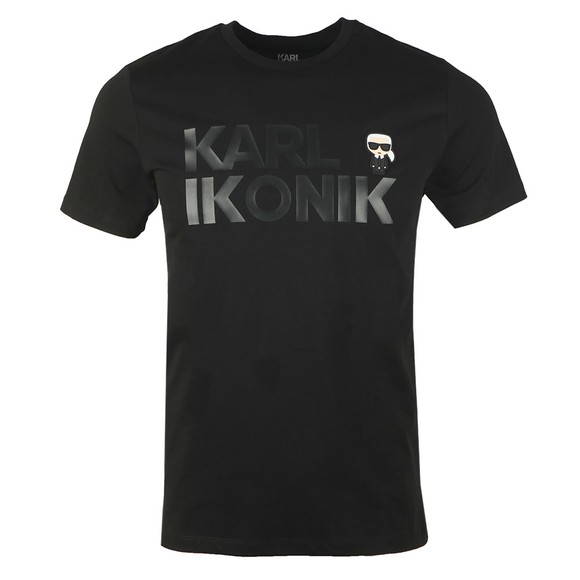 Karl Lagerfeld Mens Black Karl Ikonic T-Shirt main image