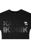 Karl Lagerfeld Mens Black Karl Ikonic T-Shirt