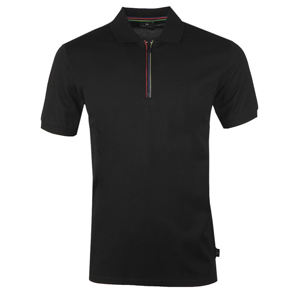 PS Paul Smith Mens Black 1/2 Zip Polo Shirt #1