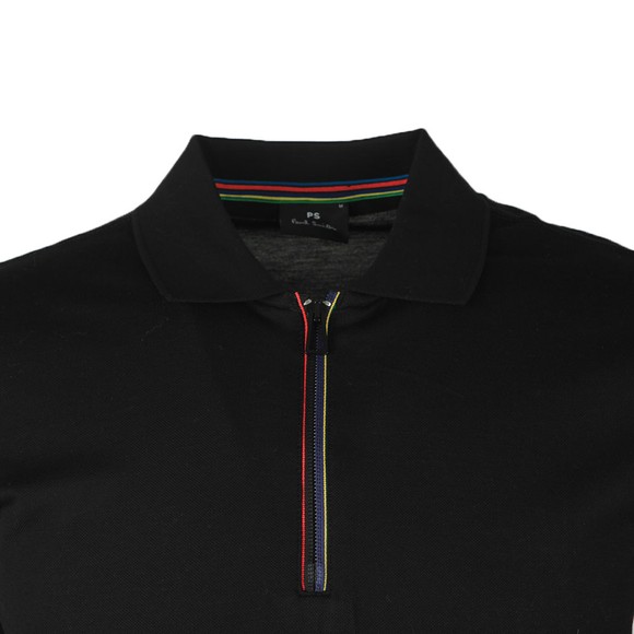 PS Paul Smith Mens Black 1/2 Zip Polo Shirt #2