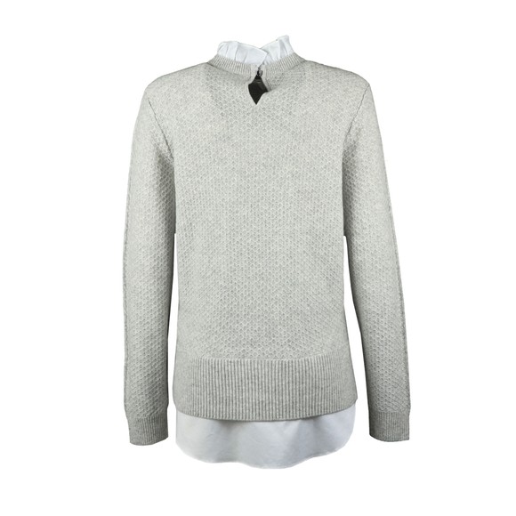 Ted Baker Womens Grey Teaggan Frill Detail Mockable Sweater #3