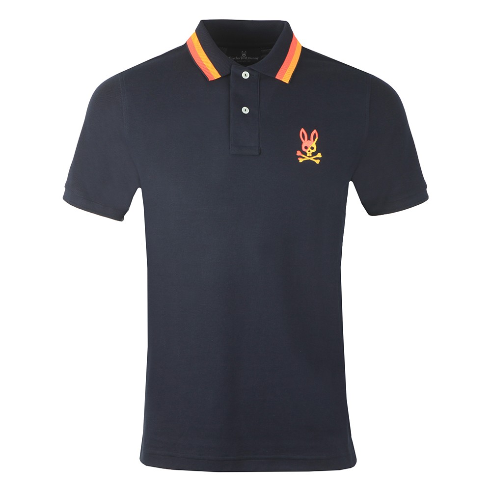 Psycho Bunny Mens Pique Pima Cotton St Lucia Polo Shirt Light Blue XL Psycho Bunny Mens Pique Pima Cotton St Lucia Polo Shirt Light Blue XL