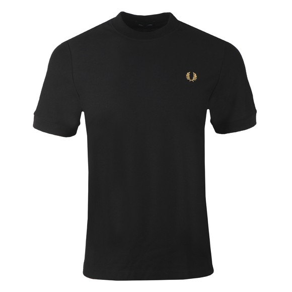 Fred Perry Mens Black Pique T-Shirt #1