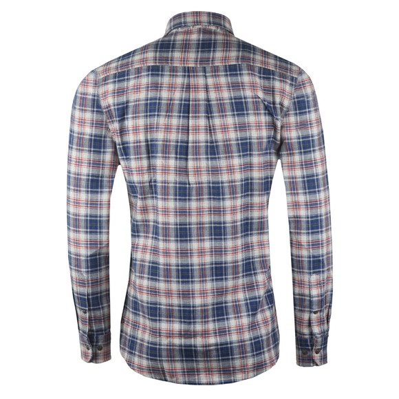 Barbour Int. Steve McQueen Mens Blue Henri Check Shirt main image