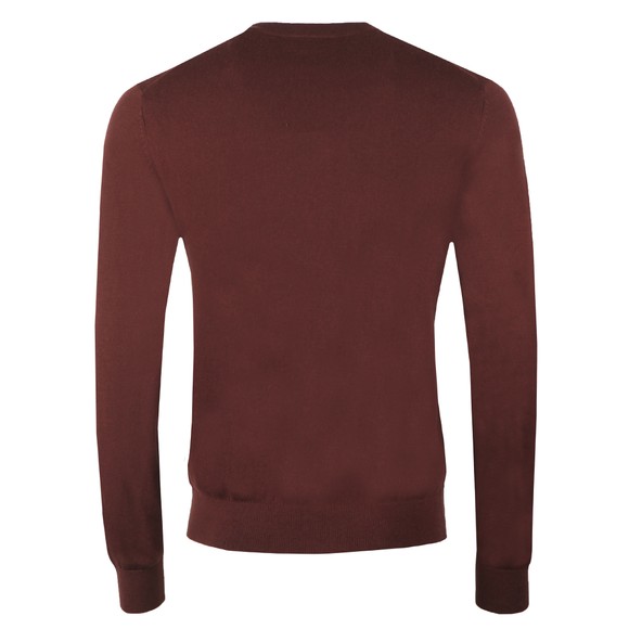 PS Paul Smith Mens Red Crew Neck Zebra Jumper #3