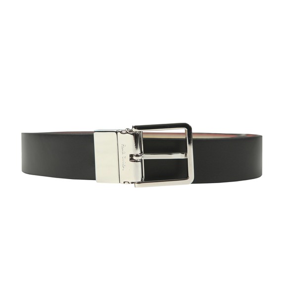 Paul Smith Mens Black Reversible Cut-To-Fit Leather Belt main image