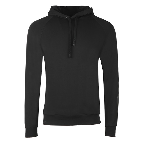 BOSS Bodywear Mens Black Fashion Tonal Hoody #1