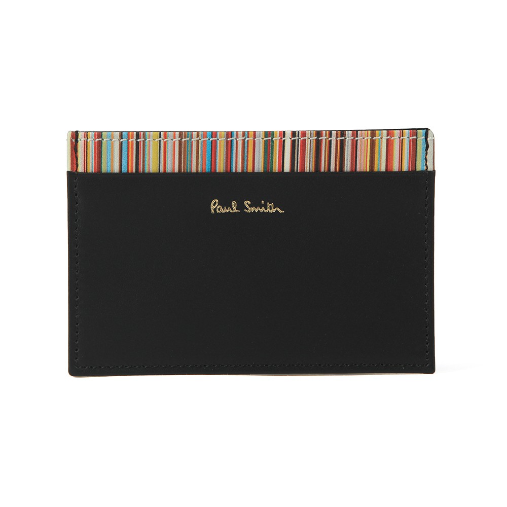 Signature Stripe Card Holder