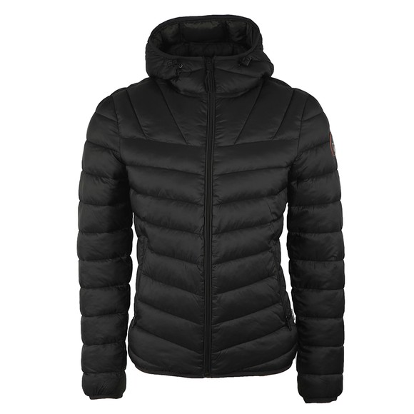 Napapijri Mens Black Aerons Hooded Jacket main image