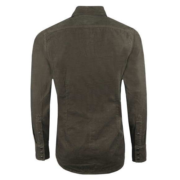 G-Star Mens Green 3301 Corduroy Shirt main image