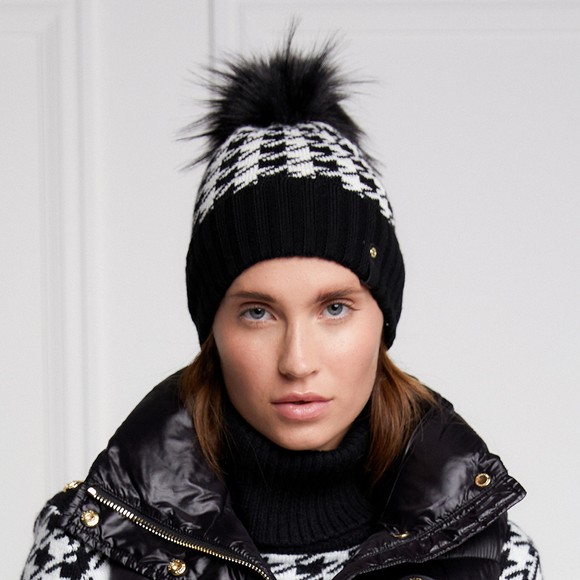 Womens Knitted Bobble Hat