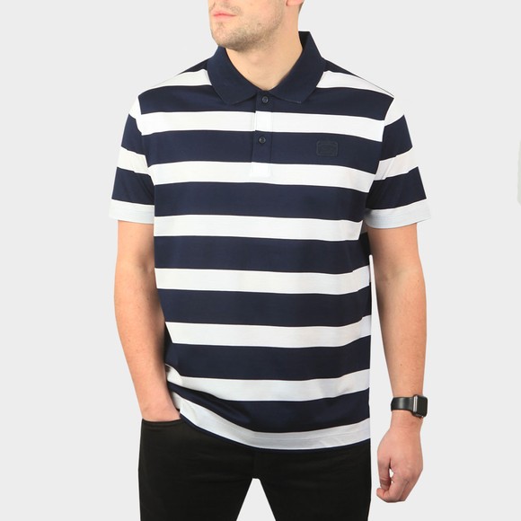 Paul & Shark Mens Blue Large Striped Polo Shirt #3