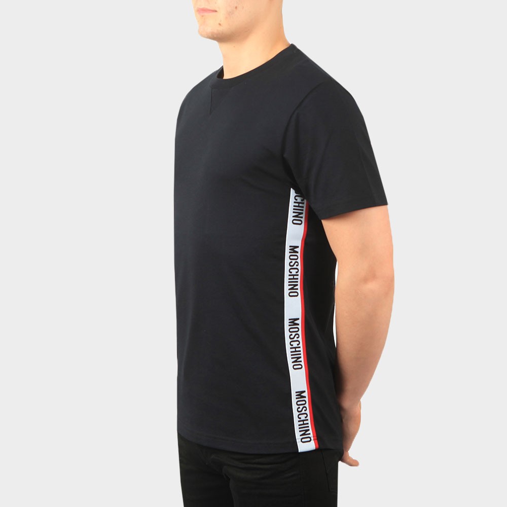 Moschino Side Tape T Shirt | Oxygen 