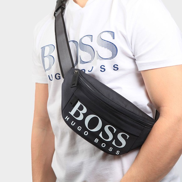 BOSS Mens Blue Magnif214 Cross-Body Bag main image