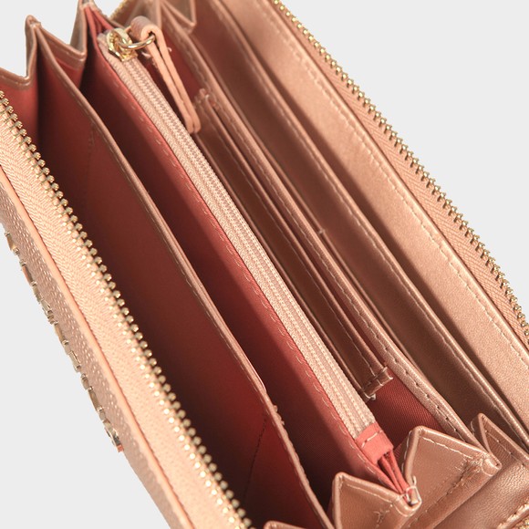 Valentino Bags Womens Pink Divina Zip Around Purse #3