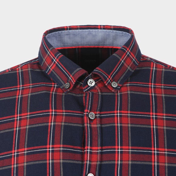 BOSS Mens Blue Formal Rikard Shirt #2