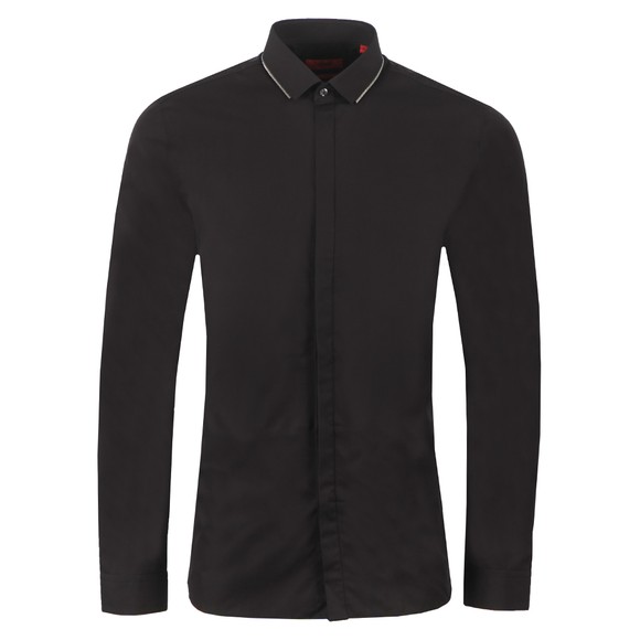 HUGO Mens Black Evidio Shirt #1