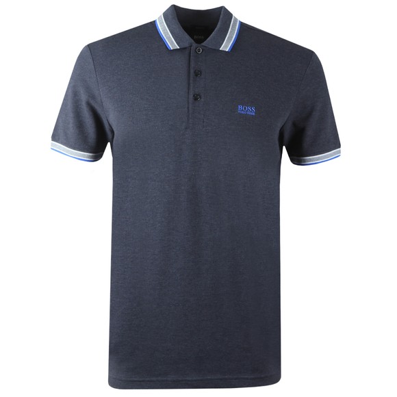 BOSS Mens Blue Athleisure Paddy Polo Shirt main image