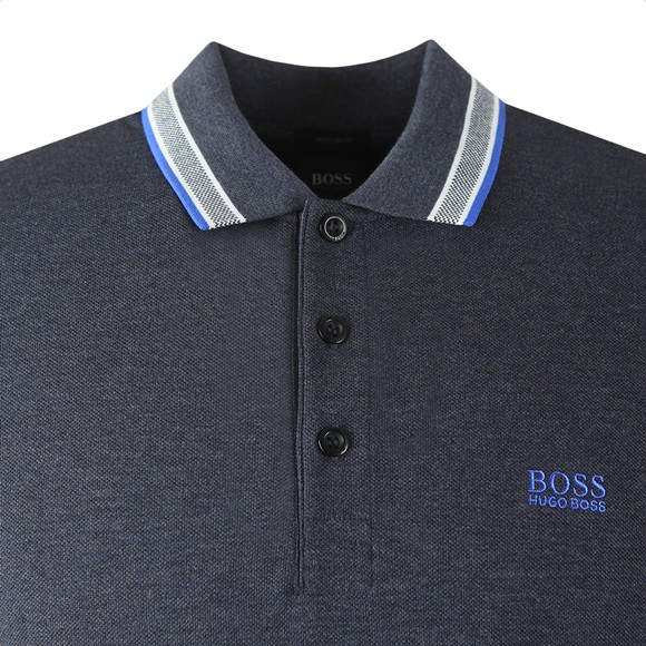 BOSS Mens Blue Athleisure Paddy Polo Shirt main image