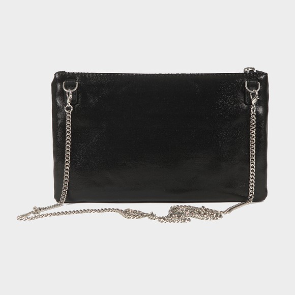 Love Moschino Womens Black Made With Love Clutch Bag main image