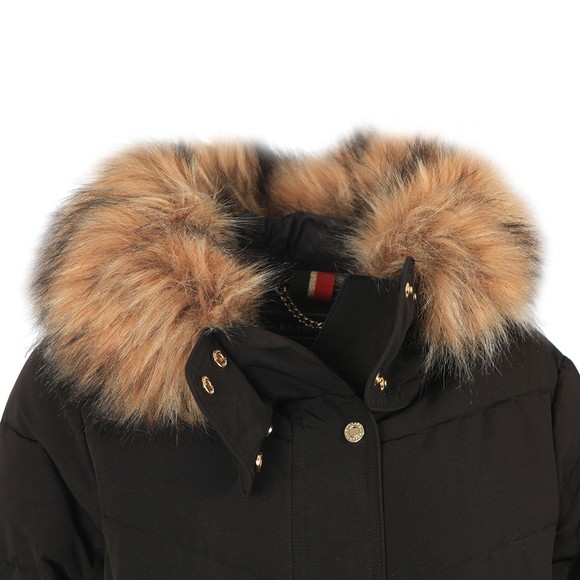 Holland Cooper Womens Black Longline Jacket #2