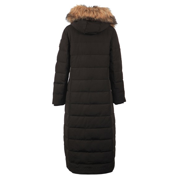 Holland Cooper Womens Black Longline Jacket #4