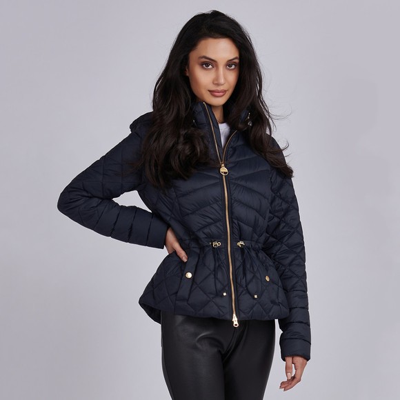 Barbour International Womens Blue Drifting Quilt #2