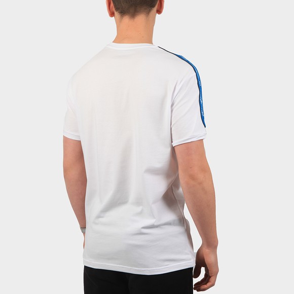 Emporio Armani Mens White Tape Logo Stretch T Shirt main image