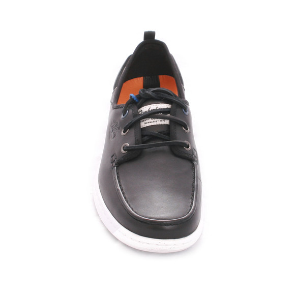 Timberland Mens Black Timberland Black Newmarket CPS Low Boat Shoe main image
