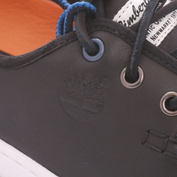 Timberland Mens Black Timberland Black Newmarket CPS Low Boat Shoe main image