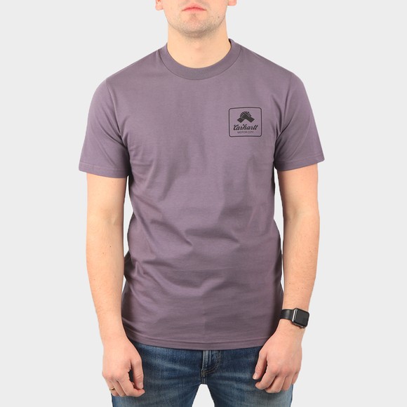 Carhartt WIP Mens Blue Peace State T-Shirt main image