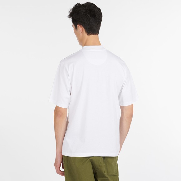 Barbour Lifestyle Mens White X Mr Slowboy Walk T Shirt main image