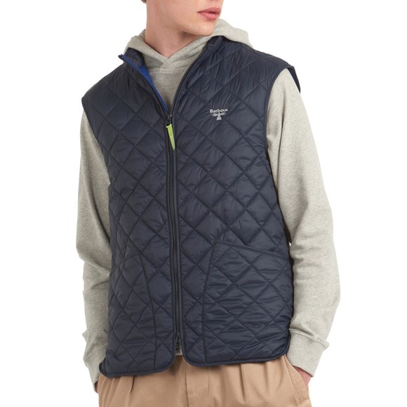 Barbour Beacon Mens Blue Hewitt Gilet main image