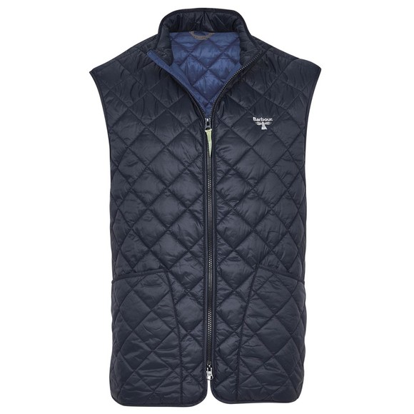 Barbour Beacon Mens Blue Hewitt Gilet main image