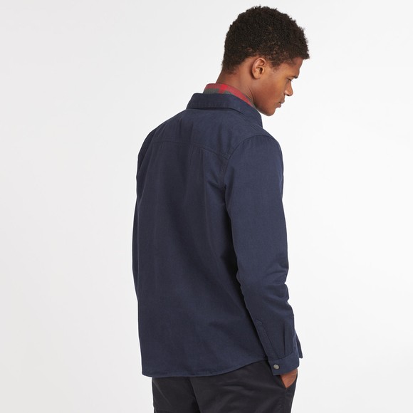 Barbour Lifestyle Mens Blue Mortan Overshirt main image