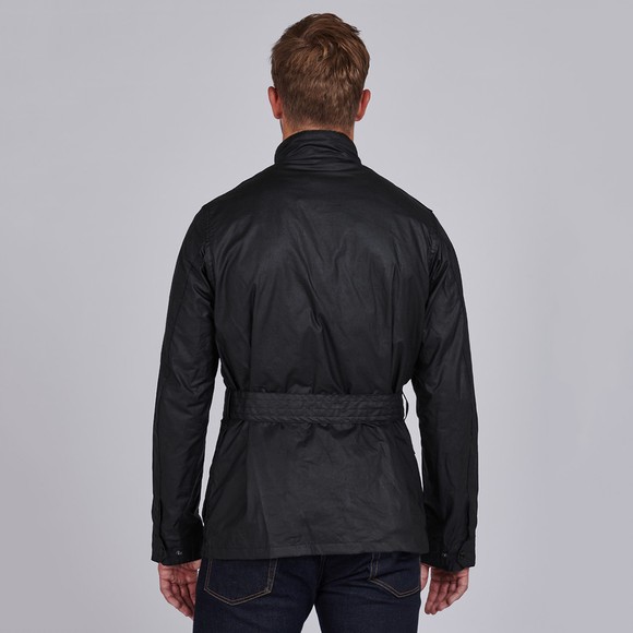 Barbour International Mens Black Lightweight SL Wax Jacket main image