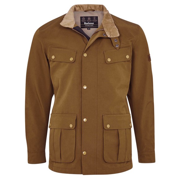 Barbour International Mens Beige Summer Waterproof Duke Jacket main image