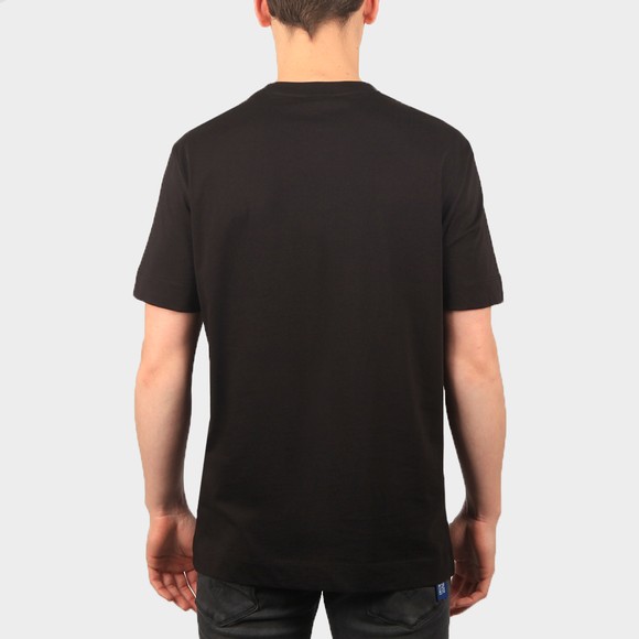 Emporio Armani Mens Black Raised Logo T Shirt main image