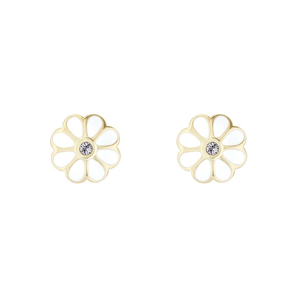 Ted Baker Womens White Daraeh Daisy Stud Earrings main image