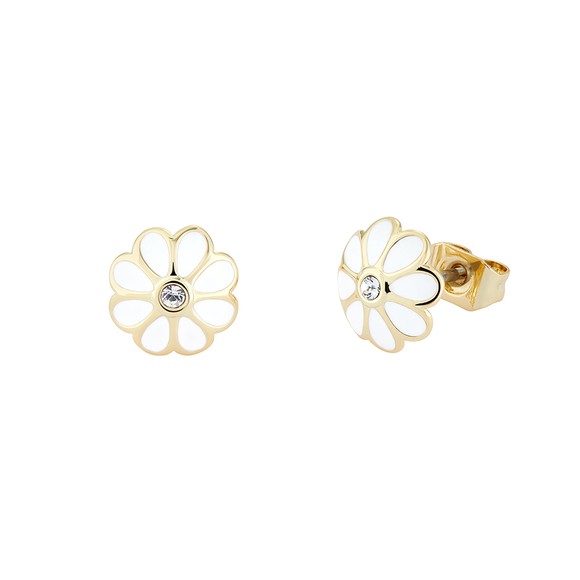 Ted Baker Womens Gold Daraeh Daisy Stud Earrings main image