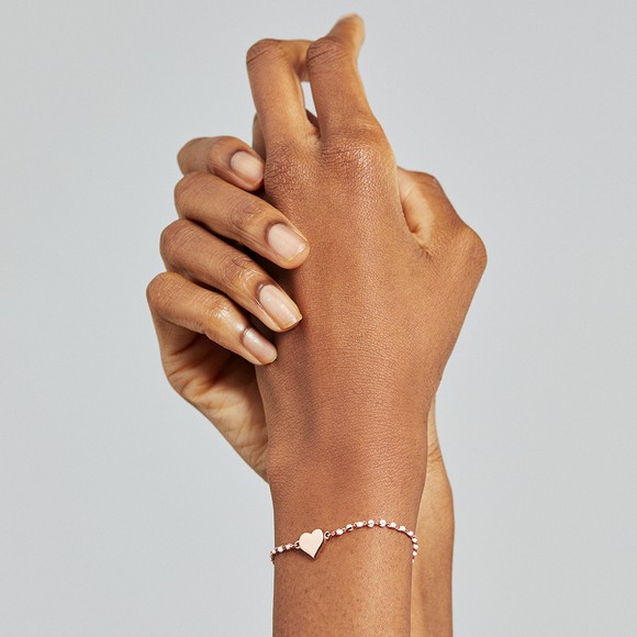 Ted Baker Womens Gold Rainba Rainbow Heart Bracelet main image
