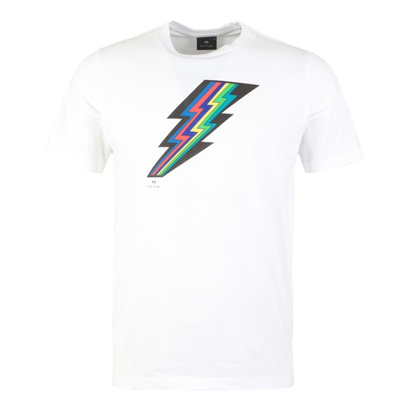 PS Paul Smith Mens White Lightning T-Shirt #1