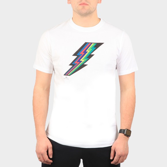 PS Paul Smith Mens White Lightning T-Shirt #2