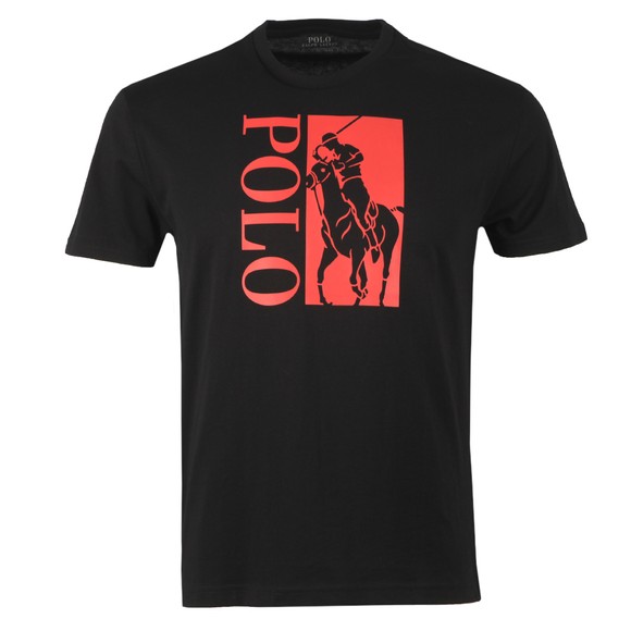 Polo Ralph Lauren Mens Black Classic Fit Big Pony T Shirt main image