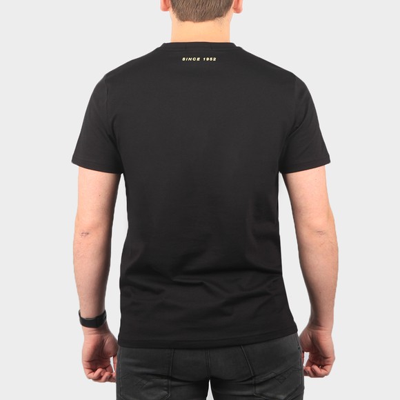 Fred Perry Mens Black Mixed Graphic T-Shirt main image